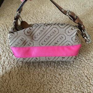 Coach Pink and Brown Bag